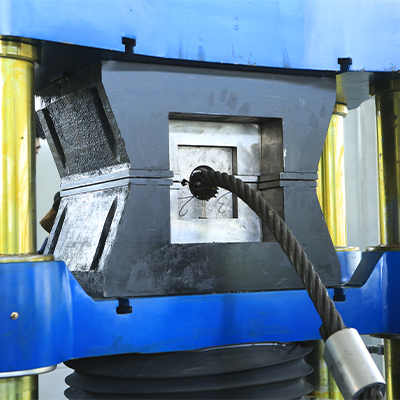 鋼絲繩壓套機 鋼絲繩壓套機